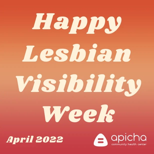 Happy Lesbian Visibility Week 